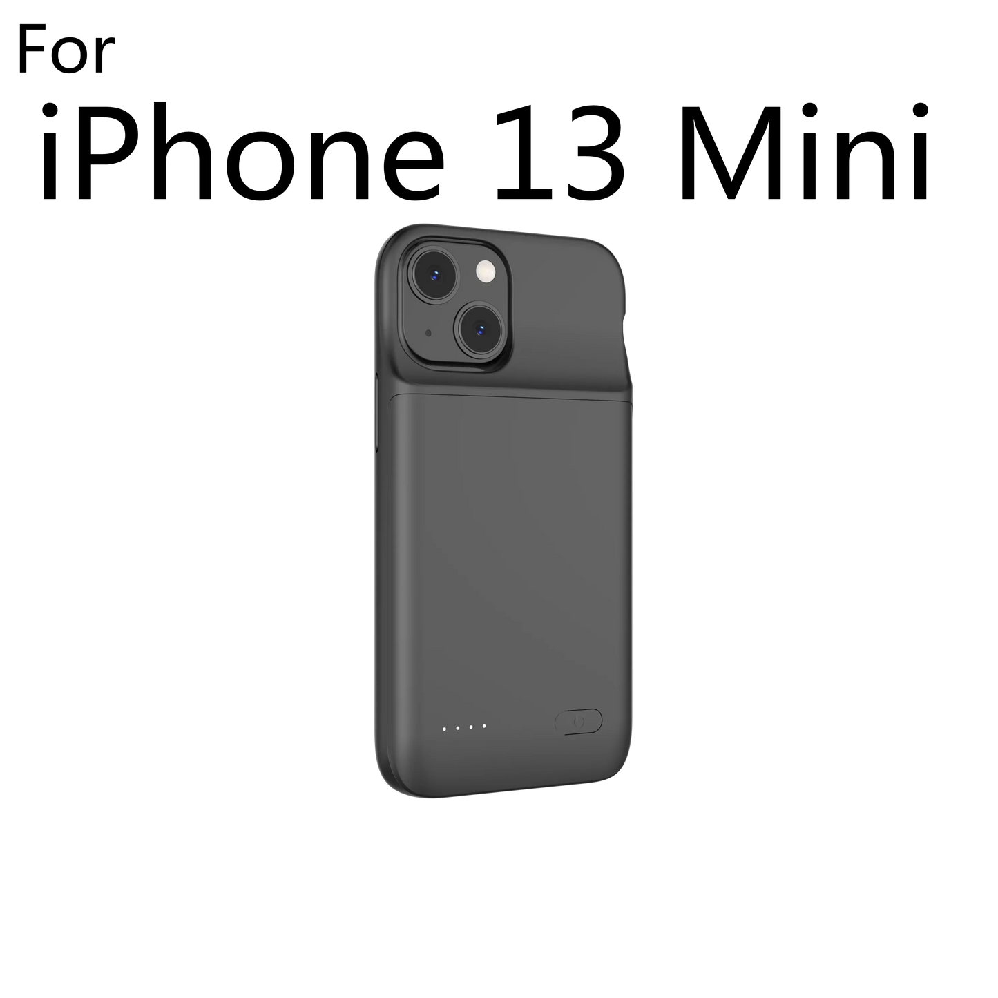 for iPhone 11 12 13 14 Pro Max XS Max XR 6 7 8 Plus SE 5S 13 Mini Battery Charger Case Portable Power Bank Charging Cover Capa