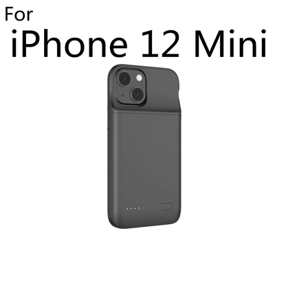 for iPhone 11 12 13 14 Pro Max XS Max XR 6 7 8 Plus SE 5S 13 Mini Battery Charger Case Portable Power Bank Charging Cover Capa